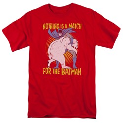 Batman - Mens Bear Wrastling T-Shirt