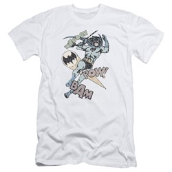 Batman - Mens Halftone Swing Slim Fit T-Shirt