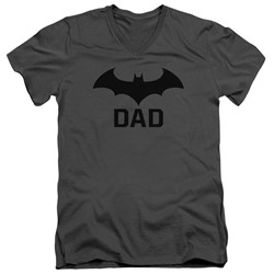 Batman - Mens Hush Dad V-Neck T-Shirt