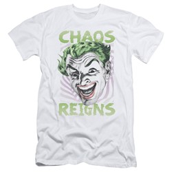 Batman Classic Tv - Mens Chaos Reigns Slim Fit T-Shirt