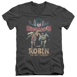 Batman Classic Tv - Mens Classic Duo V-Neck T-Shirt