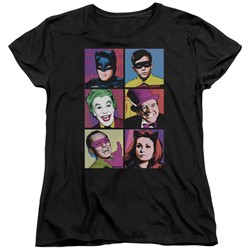 Batman Classic Tv - Womens Pop Cast T-Shirt