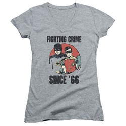 Batman Classic Tv - Womens Since 66 V-Neck T-Shirt