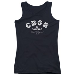 Cbgb - Juniors Classic Logo Tank Top