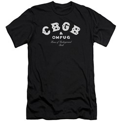Cbgb - Mens Classic Logo Slim Fit T-Shirt
