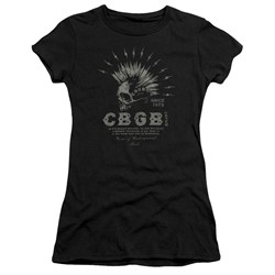 Cbgb - Womens Electric Skull T-Shirt