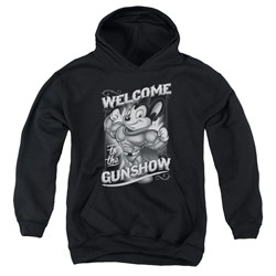 Mighty Mouse - Youth Mighty Gunshow Pullover Hoodie