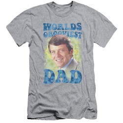 Brady Bunch - Mens Worlds Grooviest Slim Fit T-Shirt