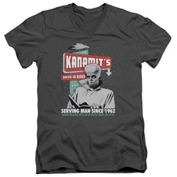 Twilight Zone - Mens Kanamits Diner V-Neck T-Shirt