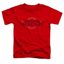 Madam Secretary - Toddlers Distress Logo T-Shirt