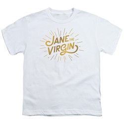 Jane The Virgin - Big Boys Golden Logo T-Shirt
