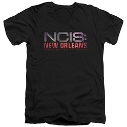 Ncis: New  Orleans - Mens Neon Sign V-Neck T-Shirt