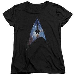 Star Trek - Womens Galactic Shield T-Shirt