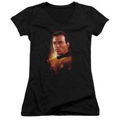 Star Trek - Womens Epic Kirk V-Neck T-Shirt
