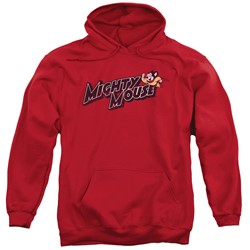 Mighty Mouse - Mens Might Logo Pullover Hoodie
