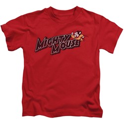 Mighty Mouse - Little Boys Might Logo T-Shirt