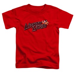 Mighty Mouse - Toddlers Might Logo T-Shirt