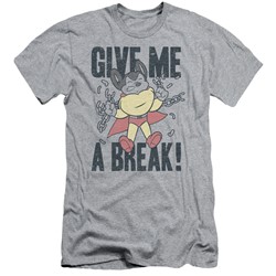 Mighty Mouse - Mens Give Me A Break Slim Fit T-Shirt
