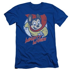 Mighty Mouse - Mens Mighty Circle Slim Fit T-Shirt