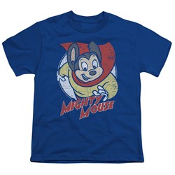 Mighty Mouse - Big Boys Mighty Circle T-Shirt