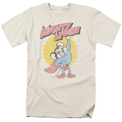 Mighty Mouse - Mens Heavy Logo T-Shirt