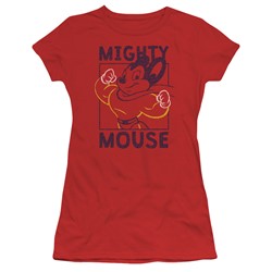 Mighty Mouse - Womens Break The Box T-Shirt