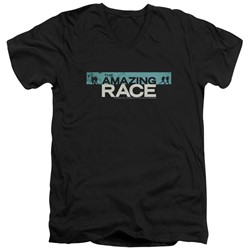 Amazing Race, The - Mens Bar Logo V-Neck T-Shirt