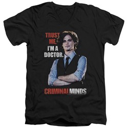 Criminal Minds - Mens Trust Me V-Neck T-Shirt
