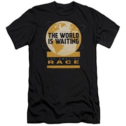 Amazing Race, The - Mens Waiting World Slim Fit T-Shirt