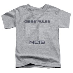 Ncis - Toddlers Gibbs Rules T-Shirt