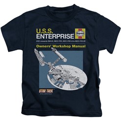 Star Trek - Little Boys Enterprise Manual T-Shirt