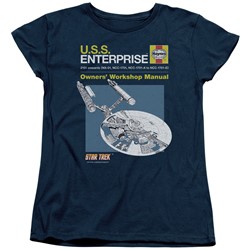 Star Trek - Womens Enterprise Manual T-Shirt