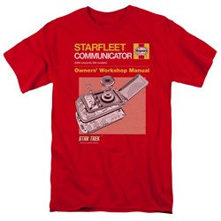 Star Trek - Mens Comm Manual T-Shirt