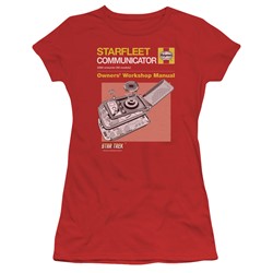 Star Trek - Womens Comm Manual T-Shirt