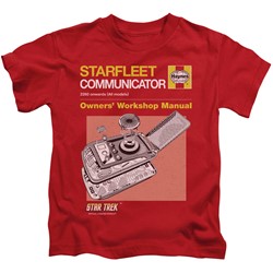 Star Trek - Little Boys Comm Manual T-Shirt