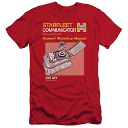 Star Trek - Mens Comm Manual Slim Fit T-Shirt