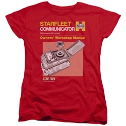 Star Trek - Womens Comm Manual T-Shirt