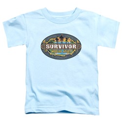 Survivor - Toddlers Worlds Apart Logo T-Shirt