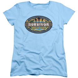 Survivor - Womens Worlds Apart Logo T-Shirt