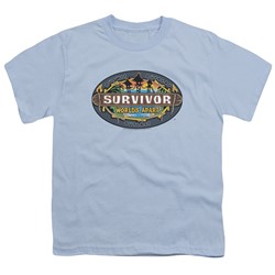 Survivor - Big Boys Worlds Apart Logo T-Shirt