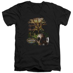 Survivor - Mens Jungle V-Neck T-Shirt
