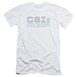 Csi: Cyber - Mens Logo Slim Fit T-Shirt