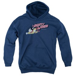 Mighty Mouse - Youth Mighty Retro Pullover Hoodie