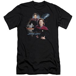 Star Trek - Mens Captain Janeway Slim Fit T-Shirt