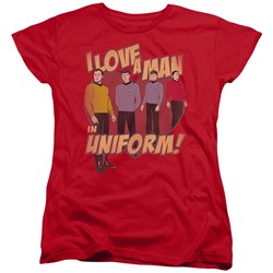 Star Trek - Womens Man In Uniform T-Shirt
