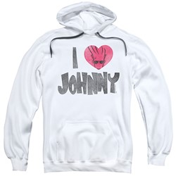 Johnny Bravo - Mens I Heart Johnny Pullover Hoodie