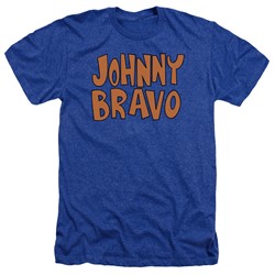 Johnny Bravo - Mens Jb Logo Heather T-Shirt