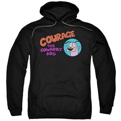Courage The Cowardly Dog - Mens Courage Logo Pullover Hoodie