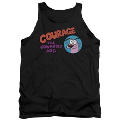 Courage The Cowardly Dog - Mens Courage Logo Tank Top