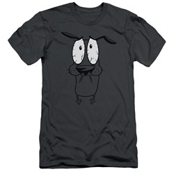 Courage The Cowardly Dog - Mens Scared Slim Fit T-Shirt
